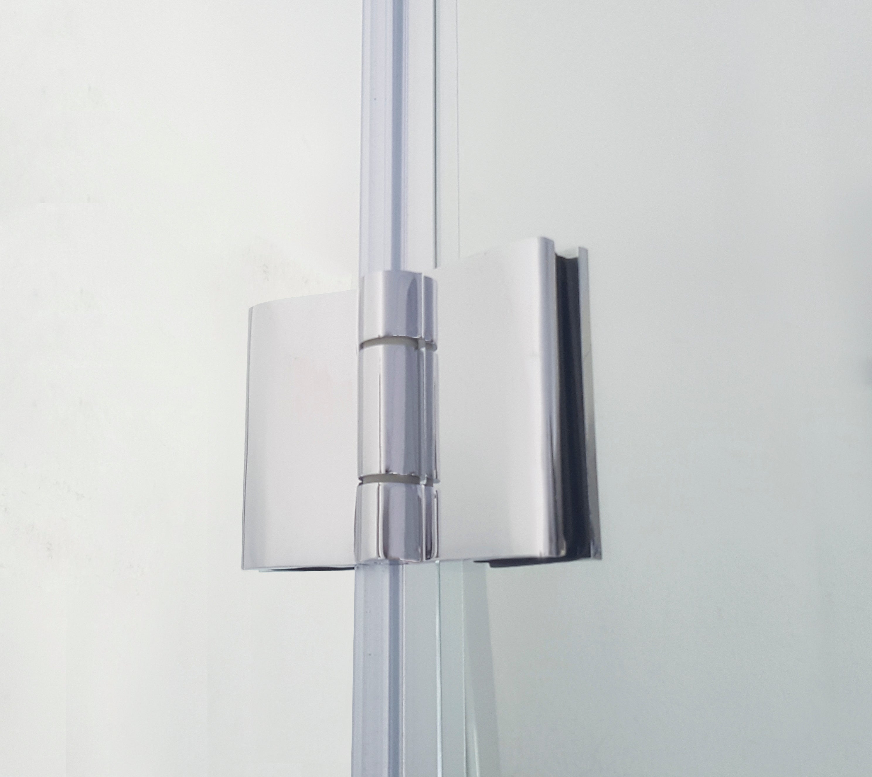Resguardo de duche Angular GME Tandem Cromo | Fixo + Correr + Dobrável 6mm
