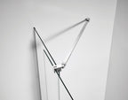 Resguardo de duche Duche Angular GME Vitro Cromo | 2 Fixos + 2 Portas de Correr
