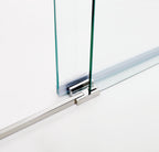 Resguardo de duche Angular GME Futura Cromo | Vértice 2 Portas 6mm