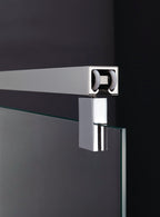 Resguardo de duche Angular GME Futura Cromo | Vértice 2 Portas 6mm
