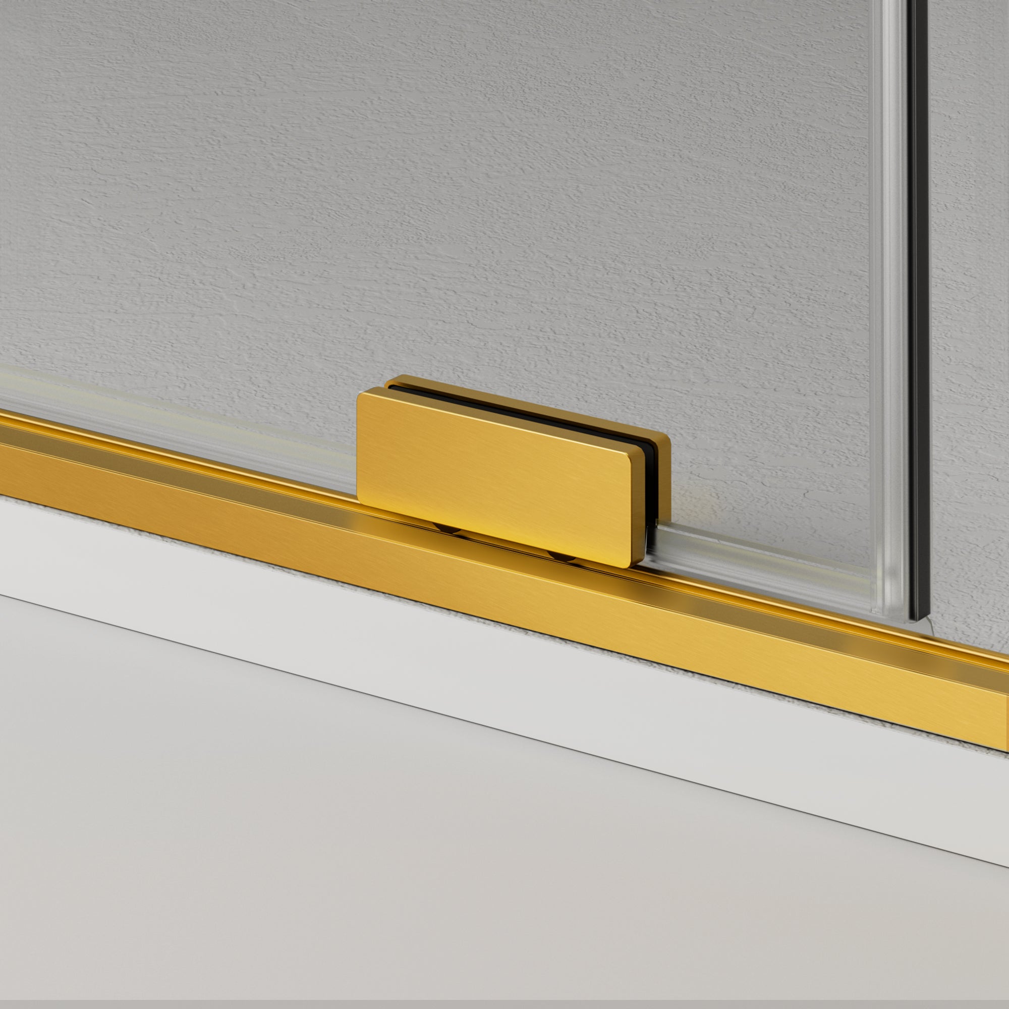 Resguardo de duche Frontal GME Kenna Transparente – Ouro | 8mm