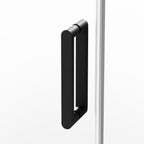 Resguardo de duche Frontal GME Kenna com Vidro Lateral | Negro 8mm