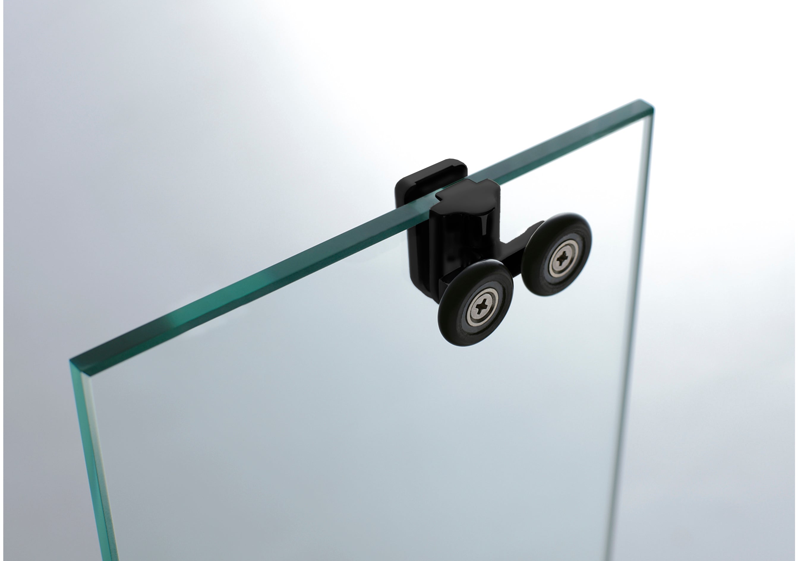 Resguardo de duche Semicircular GME Prestige Titan Preto Mate | Duche 6 e 8mm