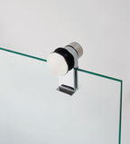 Resguardo de duche Frontal GME Rotary Cromo | Porta de Correr 6mm