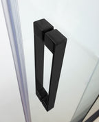 Resguardo de duche Semicircular GME Prestige Titan Preto Mate | Duche 6 e 8mm