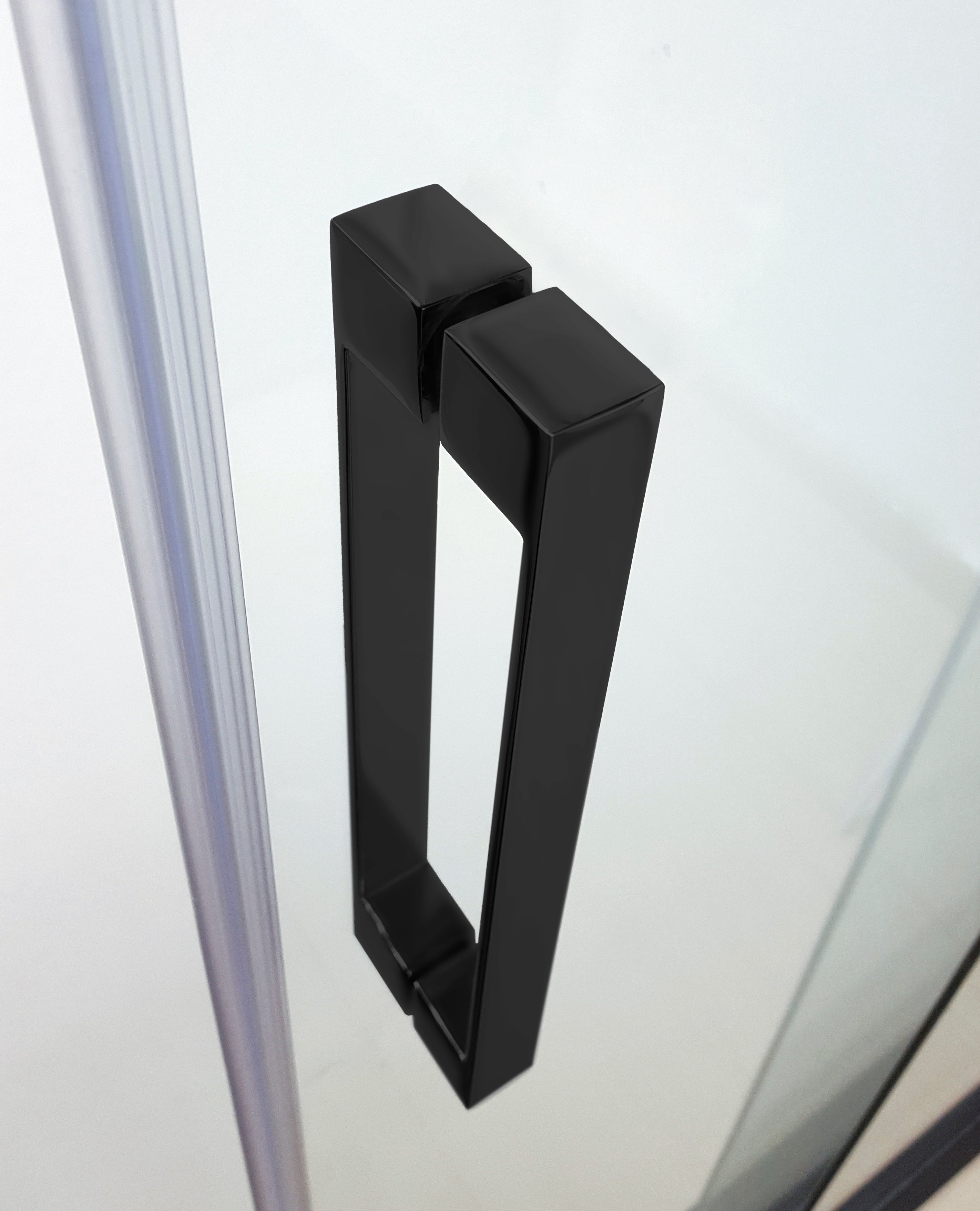 Resguardo de duche Semicircular GME Prestige Titan Preto Mate | Duche 6 e 8mm