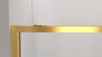 Resguardo de duche Frontal GME Twenty com Vidro Lateral Ouro | 6mm