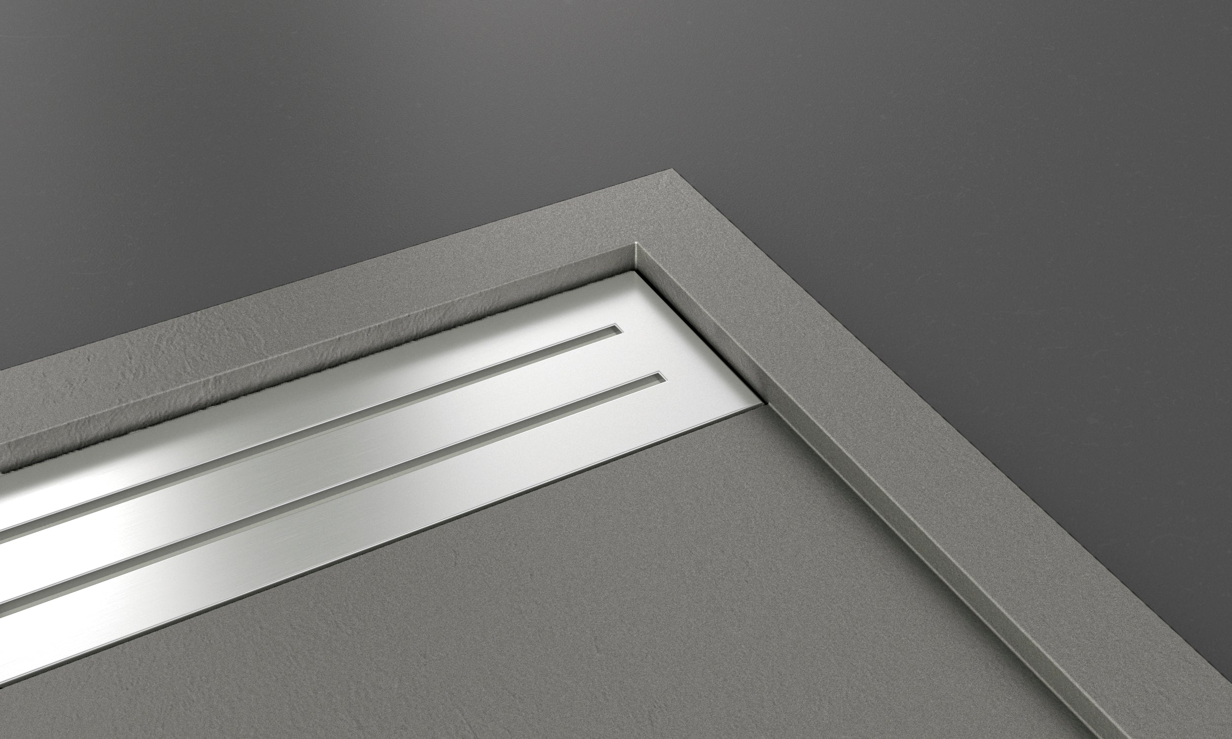 Base de duche Style Cinza