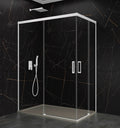 Resguardo de duche Angular GME Basic Branco | 2 Fixos + 2 Portas de Correr