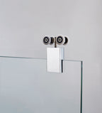 Resguardo de duche Angular GME Futura Cromo | Vértice 2 Portas 6mm