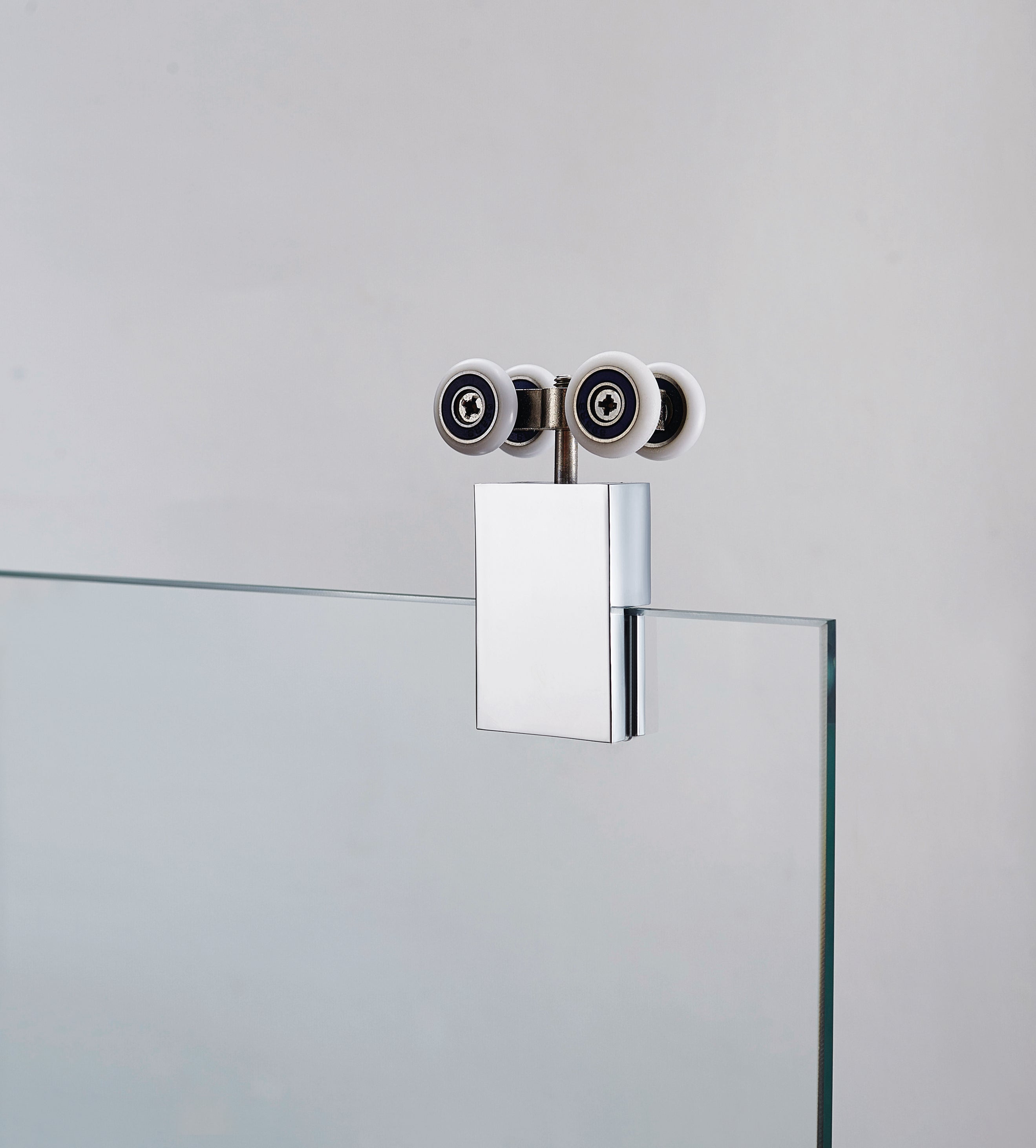 Resguardo de duche Angular GME Futura Cromo | Vértice 2 Portas 6mm