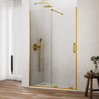 Resguardo de duche Frontal GME Kenna Transparente – Ouro | 8mm
