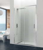 Resguardo de duche Frontal GME Prestige Titan Cromo | Porta de Correr 8mm + 6mm