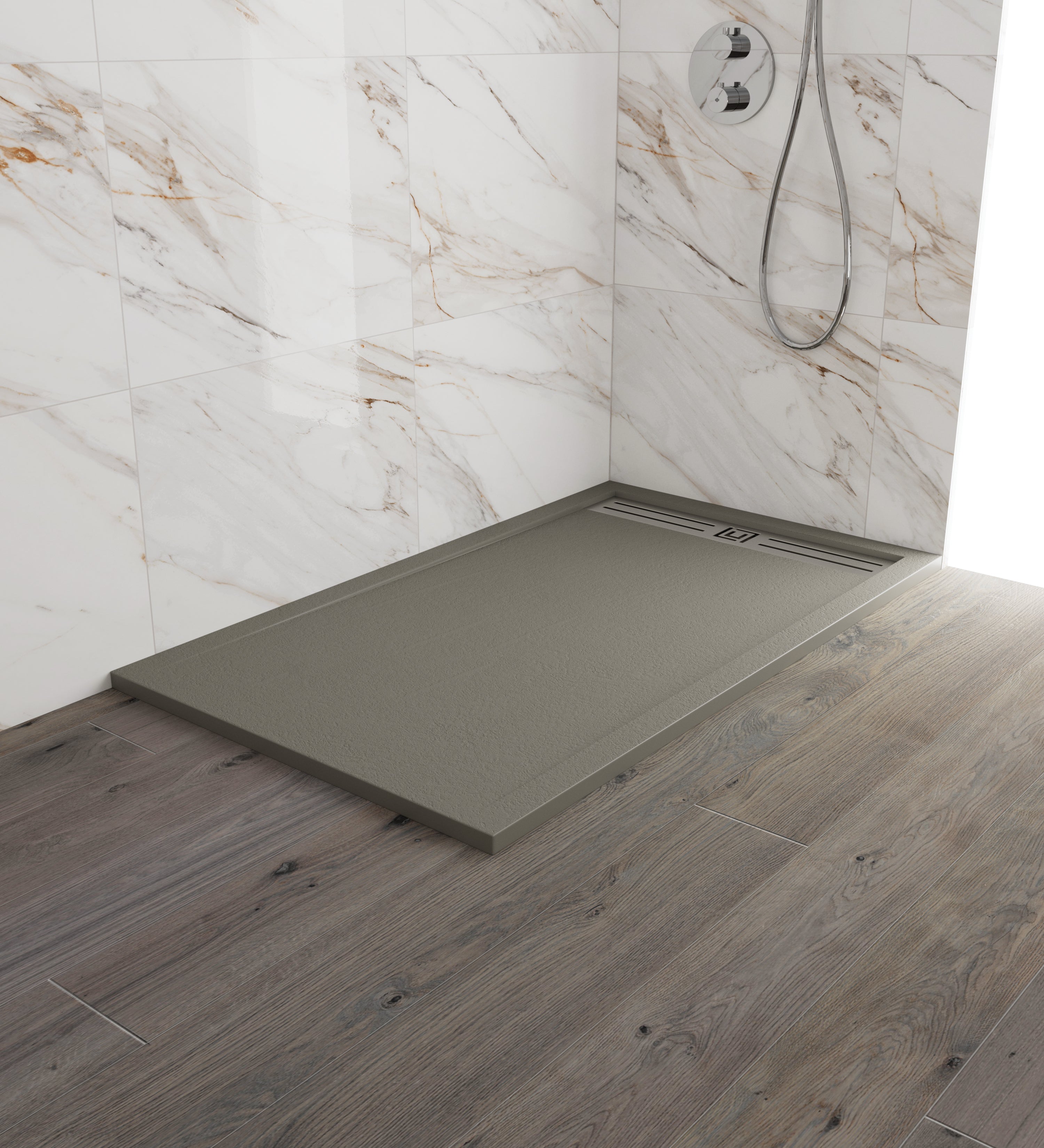 Base de duche Style Cinza