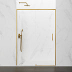 Resguardo de duche Frontal GME Twenty Ouro | Vidro 6mm