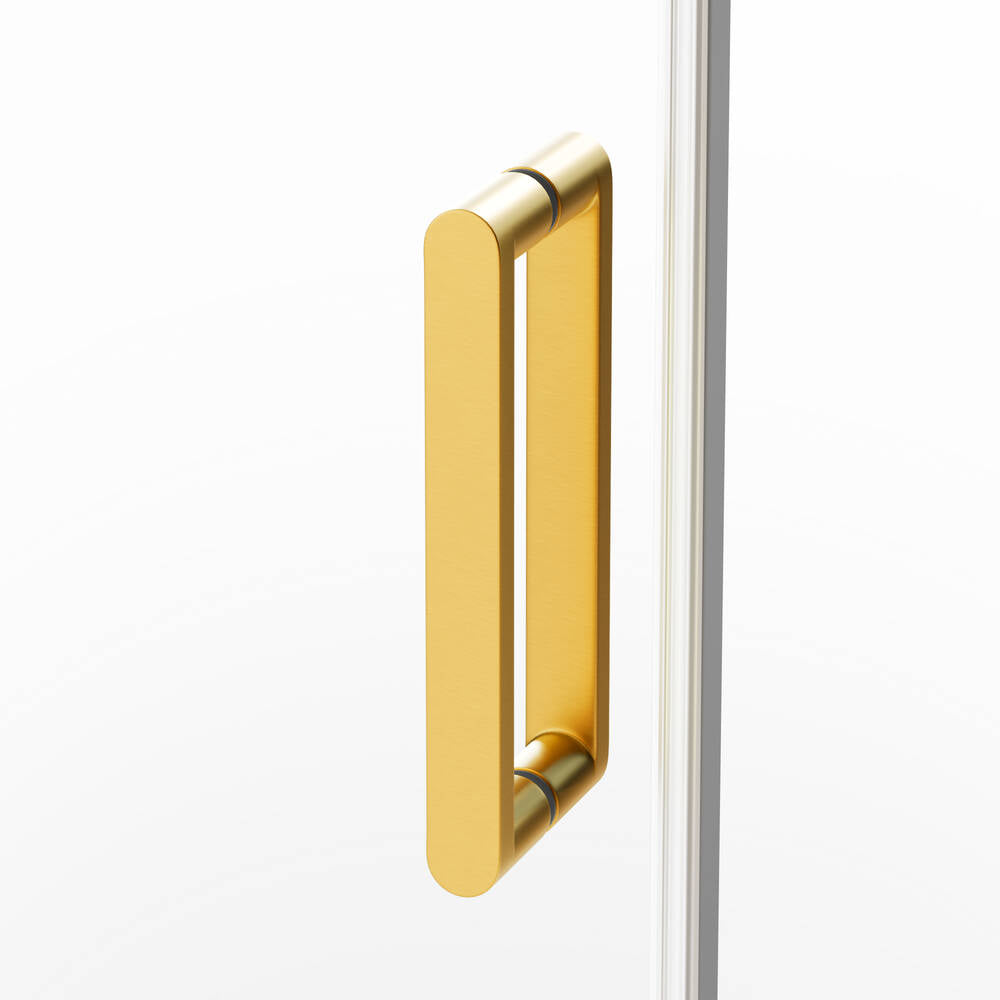 Resguardo de duche Frontal GME Kenna Transparente – Ouro | 8mm